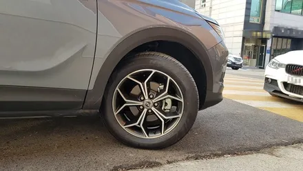 리더스휠 뷰티풀 리스팩 코란도 C 휠복원 건메탈 다이아컷팅 투톤 휠도색 분체도장 / 시흥시 죽율동