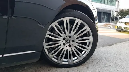 벤츠 S560 S클래스 휠 긁힘 찍힘 휠복원 휠도색 분체도장 리더스휠 / 시흥시 죽율동
