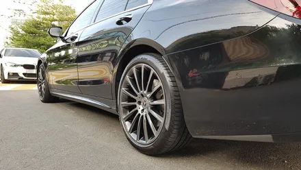 벤츠 S350 휠복원 고스트크롬 휠도색 분체도색 / 시흥시 죽율동