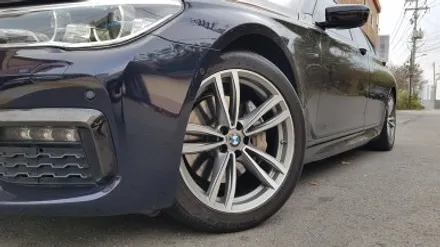 BMW G11 740D 647M 휠복원 메탈 다이아몬드커팅 휠도색 분체도장 / 시흥시 죽율동
