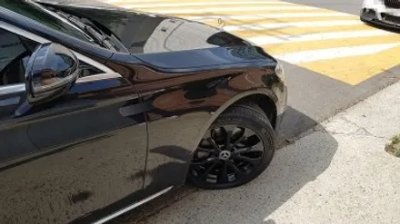 벤츠 E클래스 휠복원 유광블랙 휠도색 분체도장 / 시흥시 죽율동