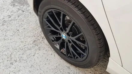 BMW 1시리즈 118D 휠복원 블랙휠 휠도색 분체도장 리더스휠 / 시흥시 죽율동