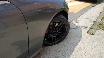 벤츠 E220D E클래스 쿠페 휠복원 블랙휠 휠도색 분체도색 / 시흥시 죽율동