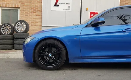 BMW F30 330i 휠복원 유광 블랙휠 휠도색 분채도색 리더스휠 / 시흥시 죽율동