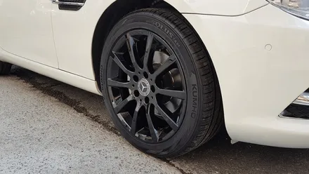 벤츠 SLK 200 유광블랙 휠도색 휠복원 분채도장 / 시흥시 죽율동