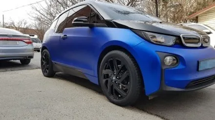BMW i3 전기차 휠손상 휠복원 올블랙 검정 휠도색 분체도색 리더스휠 / 시흥시 죽율동