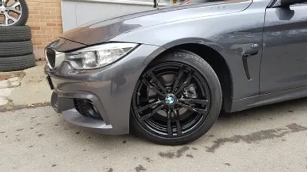 분체도장 BMW 4시리즈 420D 쿠페 441M 휠복원 블랙유광 휠도색 / 시흥시 죽율동