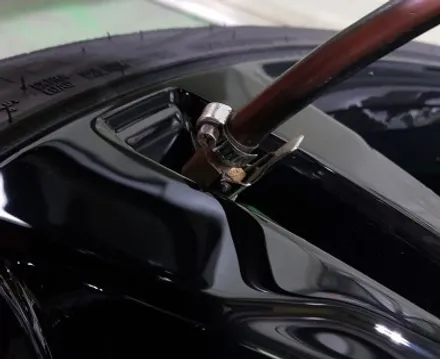 벤츠 CLS 400D 올블랙(크롬죽이기) 휠도색 휠복원 분체도장 리더스휠 / 시흥시 죽율동