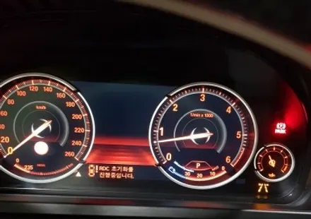 BMW 7시리즈 750LD 휠파임 휠복원 휠도색 실버 분채도색 / 시흥시 죽율동