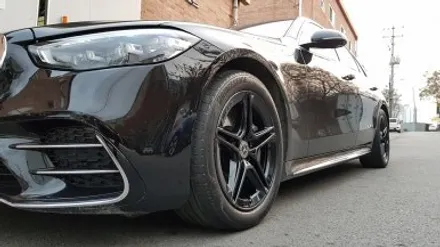 벤츠 S400 19인치 휠복원 블랙 휠도색 분체도색 부천휠도색 / 시흥시 죽율동