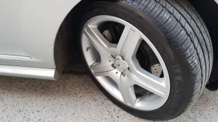 벤츠 W221 S550 휠복원 실버 컬러 휠도색 분체도색 / 시흥시 죽율동