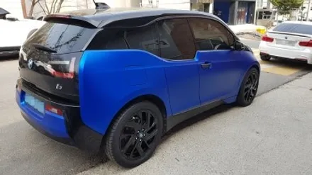 BMW i3 전기차 휠손상 휠복원 올블랙 검정 휠도색 분체도색 리더스휠 / 시흥시 죽율동