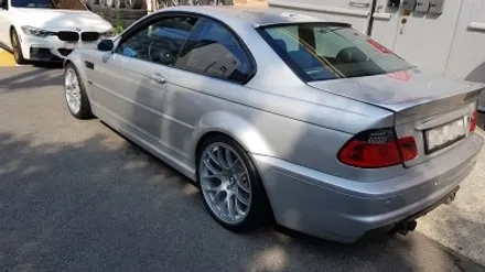 BMW E46 M3 163M 휠복원 하이퍼실버 휠도색 분채도장 리더스휠 / 시흥시 죽율동