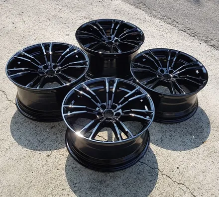 BMW F90 M5 706M 휠복원 하이그로시 블랙 휠도색 분체도장 리더스휠 / 시흥시 죽율동