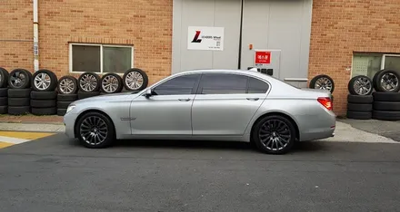 BMW F02 730LD 7시리즈 휠복원 고스트크롬 휠도색 분채도장 리더스휠 / 시흥시 죽율동