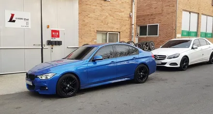 BMW F30 330i 휠복원 유광 블랙휠 휠도색 분채도색 리더스휠 / 시흥시 죽율동