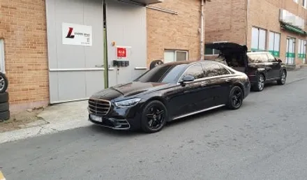 벤츠 S400 19인치 휠복원 블랙 휠도색 분체도색 부천휠도색 / 시흥시 죽율동