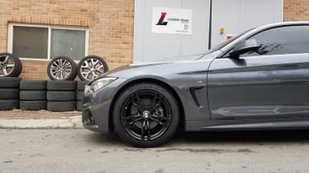 분체도장 BMW 4시리즈 420D 쿠페 441M 휠복원 블랙유광 휠도색 / 시흥시 죽율동