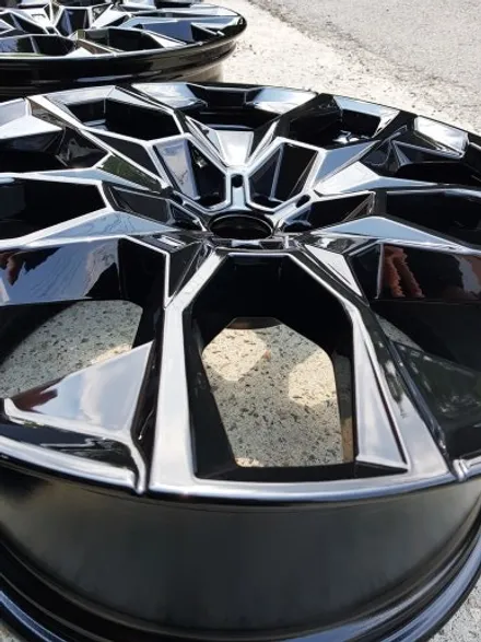 BMW X7 LCI 휠복원 검정 휠도색 분채도장 리더스휠 / 시흥시 죽율동