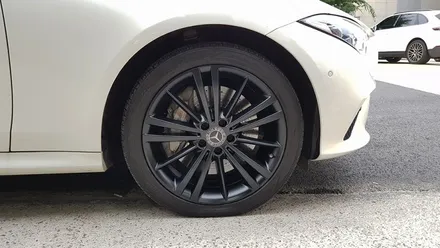 리더스휠 벤츠 CLS 400D 휠복원 사틴블랙 휠도색 / 시흥시 죽율동
