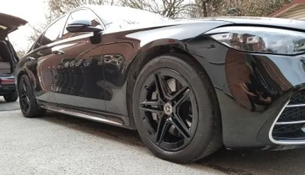벤츠 S400 19인치 휠복원 블랙 휠도색 분체도색 부천휠도색 / 시흥시 죽율동