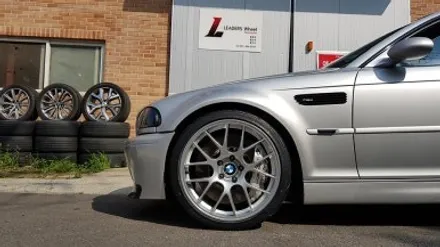 BMW E46 M3 163M 휠복원 하이퍼실버 휠도색 분채도장 리더스휠 / 시흥시 죽율동