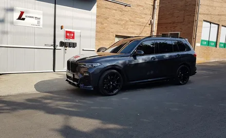 BMW G07 X7 블랙 하이그로시 휠도색 휠복원 분체도장 / 시흥시 죽율동