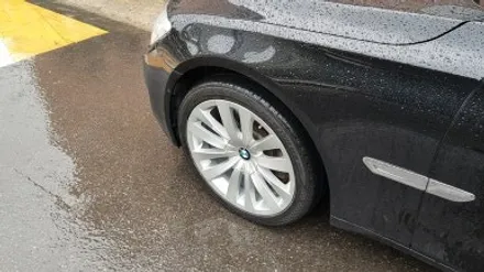 BMW 7시리즈 750LD 휠파임 휠복원 휠도색 실버 분채도색 / 시흥시 죽율동