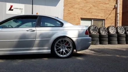 BMW E46 M3 163M 휠복원 하이퍼실버 휠도색 분채도장 리더스휠 / 시흥시 죽율동