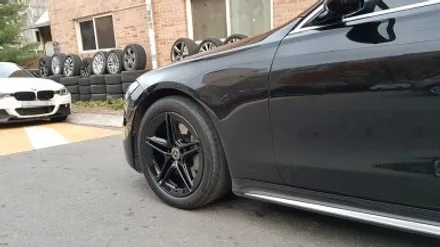 벤츠 S400 19인치 휠복원 블랙 휠도색 분체도색 부천휠도색 / 시흥시 죽율동