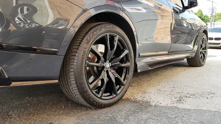 BMW G07 X7 블랙 하이그로시 휠도색 휠복원 분체도장 / 시흥시 죽율동