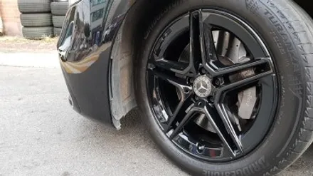 벤츠 S400 19인치 휠복원 블랙 휠도색 분체도색 부천휠도색 / 시흥시 죽율동