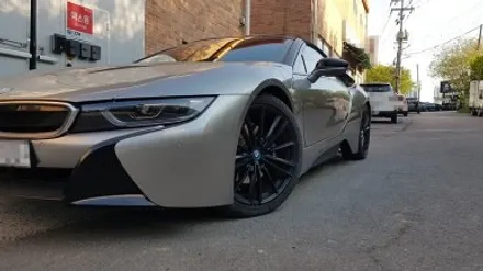 BMW i8 로드스터 휠복원 무광블랙 휠도색 분체도장 리더스휠 / 시흥시 죽율동