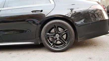 벤츠 S400 19인치 휠복원 블랙 휠도색 분체도색 부천휠도색 / 시흥시 죽율동