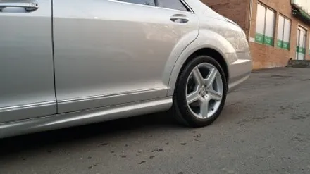 벤츠 W221 S550 휠복원 실버 컬러 휠도색 분체도색 / 시흥시 죽율동