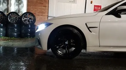 BMW F32 4시리즈 437M 휠복원 사틴블랙 휠도색 분체도장 작업 / 시흥시 죽율동