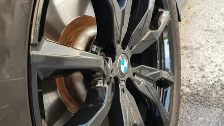 BMW G07 X7 블랙 하이그로시 휠도색 휠복원 분체도장 / 시흥시 죽율동