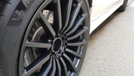 벤츠 GT43 AMG 휠복원 검정무광 휠도색 분체도색 시흥휠복원 리더스휠 / 시흥시 죽율동