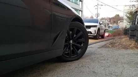 BMW 7세대 G30 5시리즈 휠복원 반무광 블랙 휠도색 분체도장 안산 리더스휠 / 시흥시 죽율동