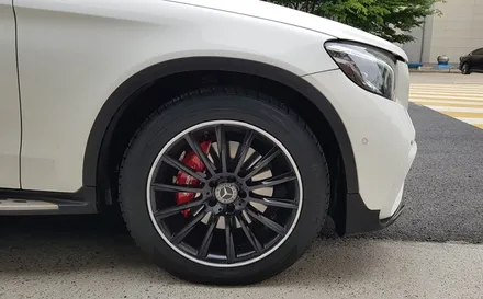 벤츠 GLC 레드 캘리퍼도색 AMG 레터링 부천캘리퍼도색 리더스휠 / 시흥시 죽율동