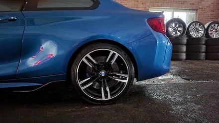 BMW M2 휠복원 437M휠 블랙 다이아커팅 휠도색 분체도장 리더스휠 / 시흥시 죽율동