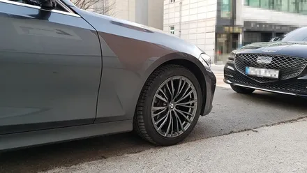 BMW G20 320i 3시리즈 휠복원 고스트크롬 휠도색 분체도장 / 시흥시 죽율동