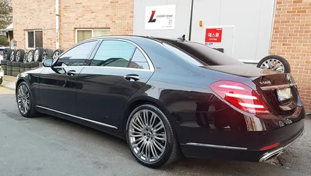 벤츠 S560 S클래스 휠 긁힘 찍힘 휠복원 휠도색 분체도장 리더스휠 / 시흥시 죽율동