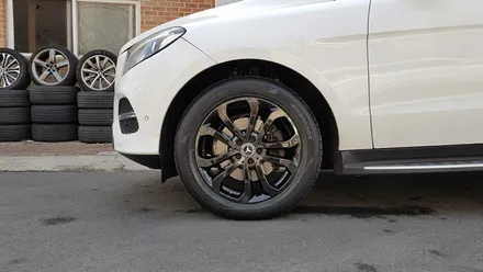 벤츠 ML GLE250 휠복원 다크 크롬쉐도우 휠도색 분체도장 리더스휠 / 시흥시 죽율동