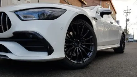 벤츠 GT43 AMG 휠복원 검정무광 휠도색 분체도색 시흥휠복원 리더스휠 / 시흥시 죽율동