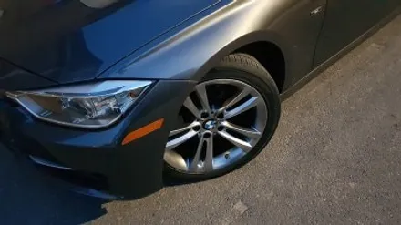 BMW 3시리즈 325D 휠 갈림 휠복원 하이퍼블랙 휠도색 분채도색 리더스휠 / 시흥시 죽율동