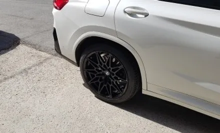 BMW F98 X4M 컴페티션 LCI 892M 휠복원 올블랙 분채도색 휠도색 리더스휠 / 시흥시 죽율동