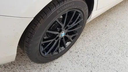 BMW 1시리즈 118D 휠복원 블랙휠 휠도색 분체도장 리더스휠 / 시흥시 죽율동