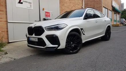 BMW X6M 휠복원 유광블랙 휠도색 분체도장 리더스휠 / 시흥시 죽율동