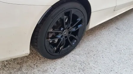 벤츠 C43 AMG 카브리올레 휠파손 휠복원 유광블랙 휠도색 분채도장 / 시흥시 죽율동